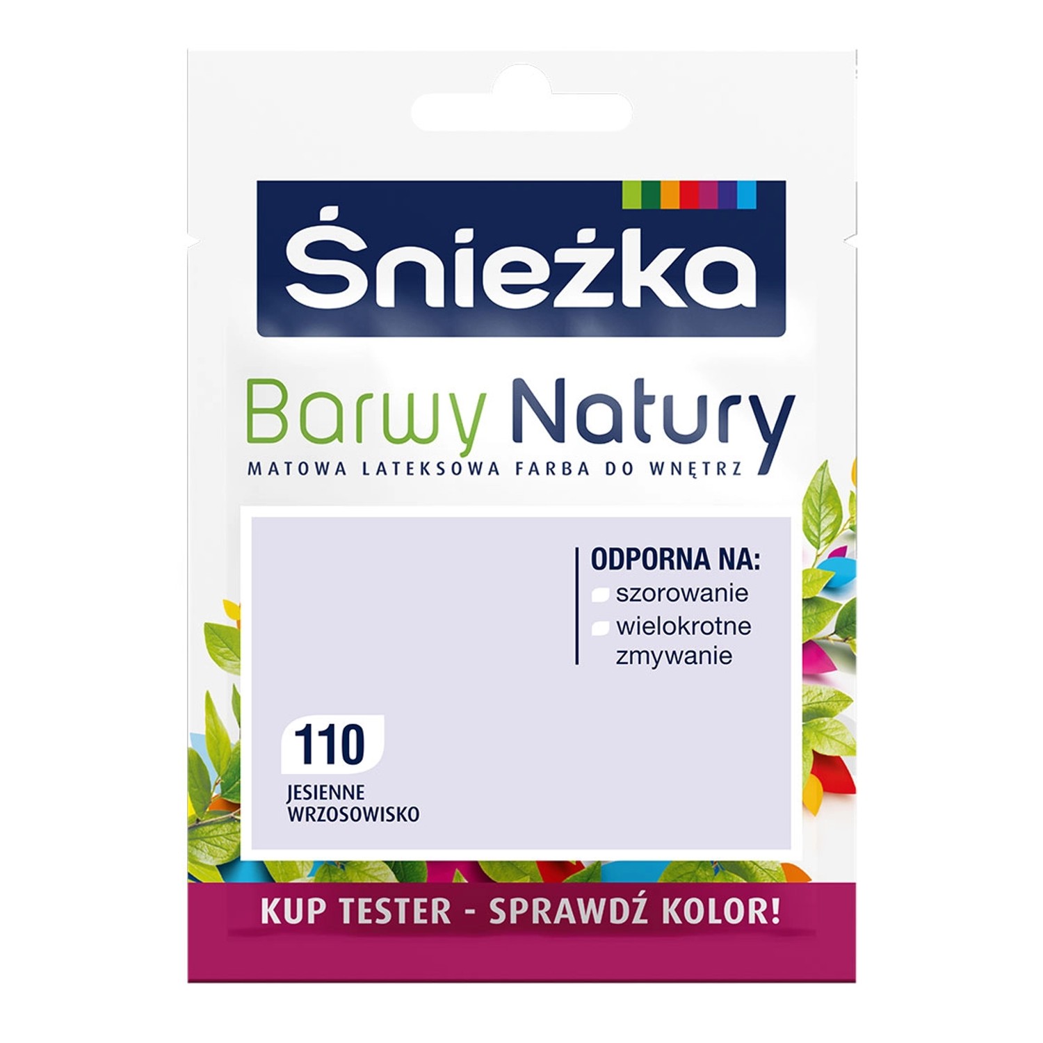 Tester farby Śnieżka Barwy Natury jesienne wrzosowisko 25 ml