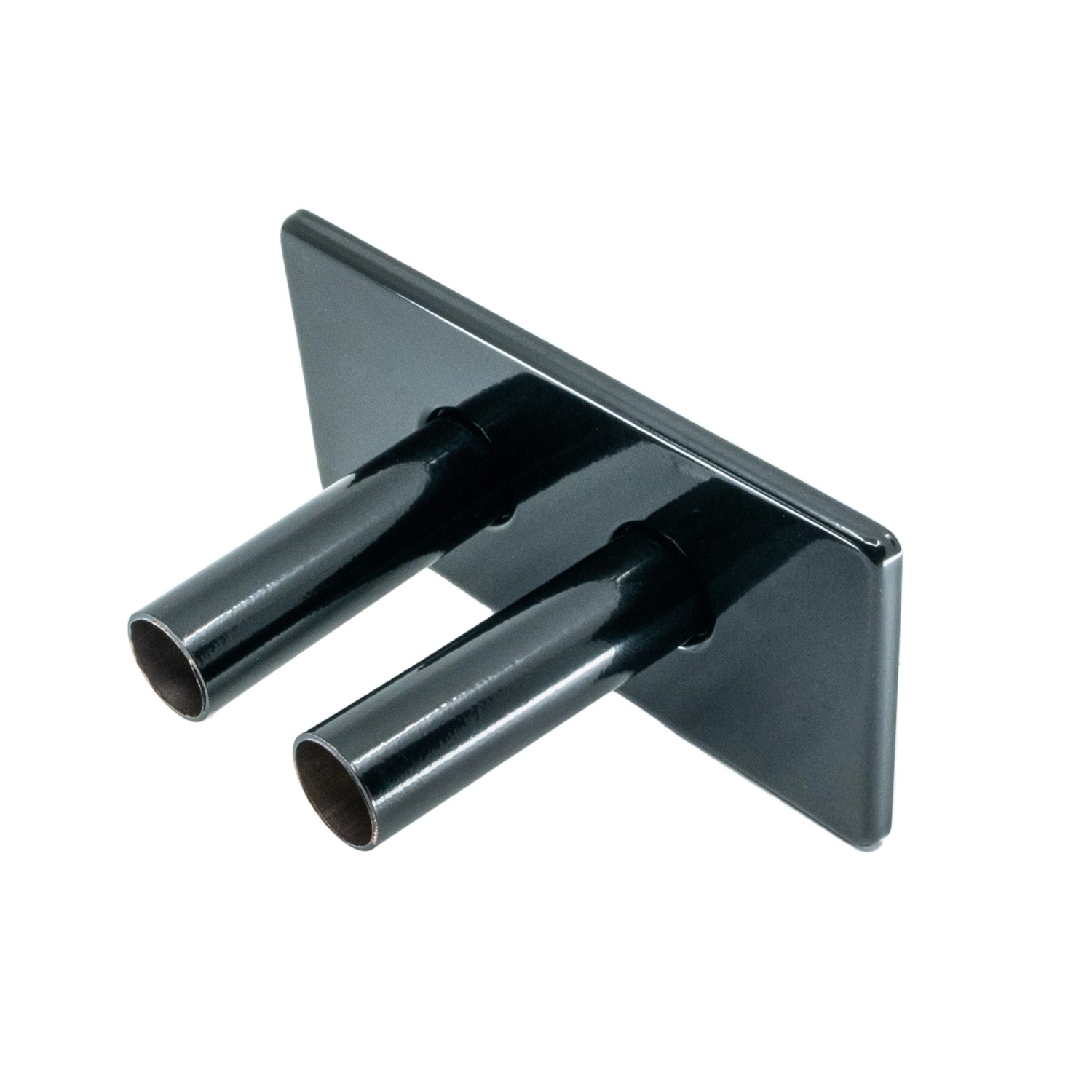 Schlösser Rozeta podwójna z rurkami czarna 150/70 L50