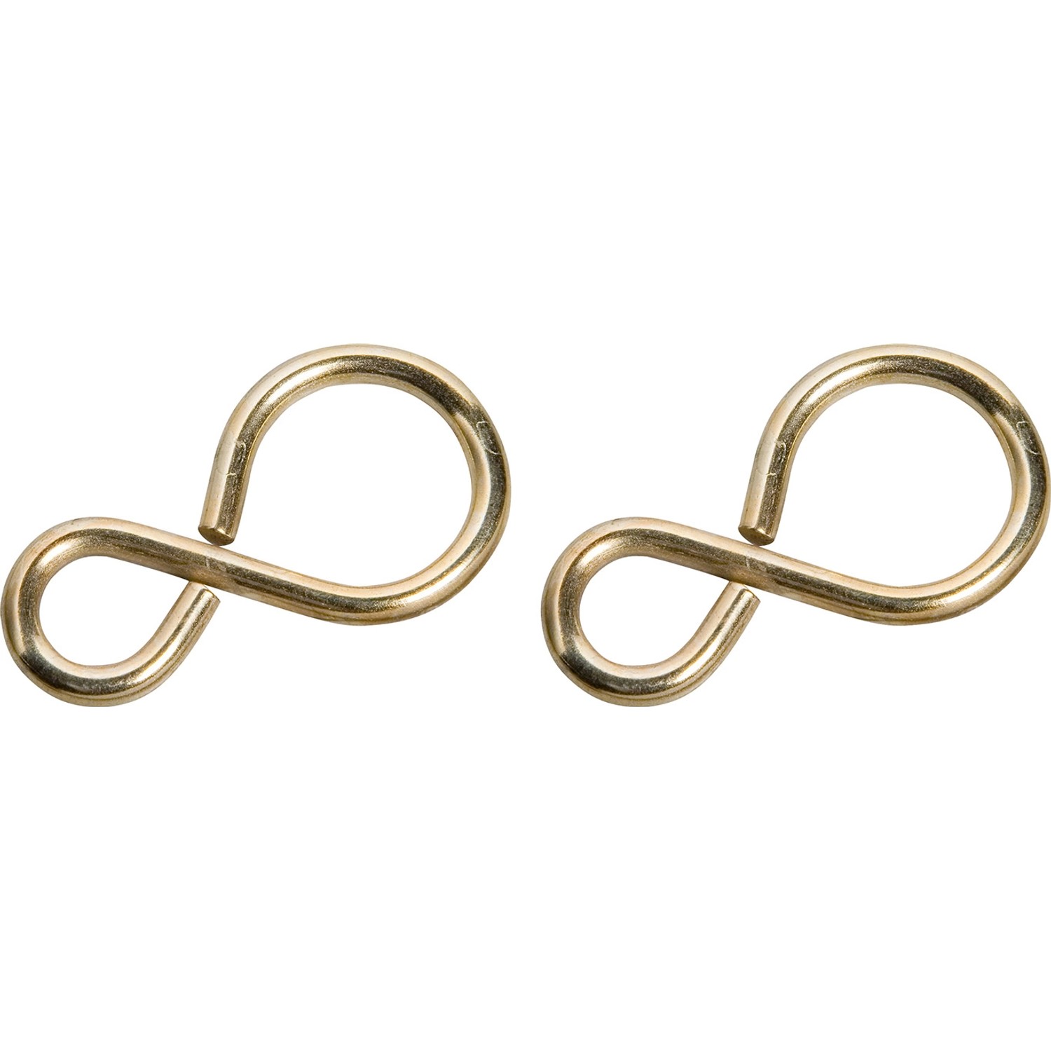 Hak S pokryty mosiądzem, 2,9mm 2szt