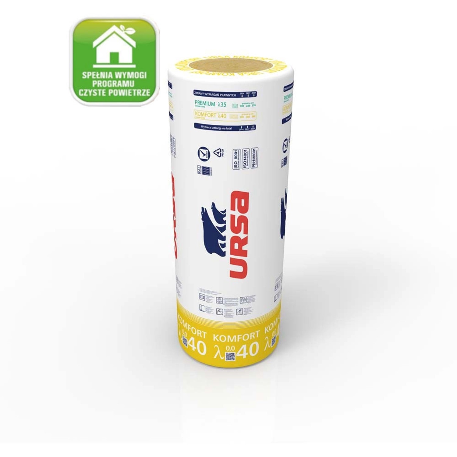 Ursa Wełna Komfort 0,04W/mK, 150 mm 6,84 m2