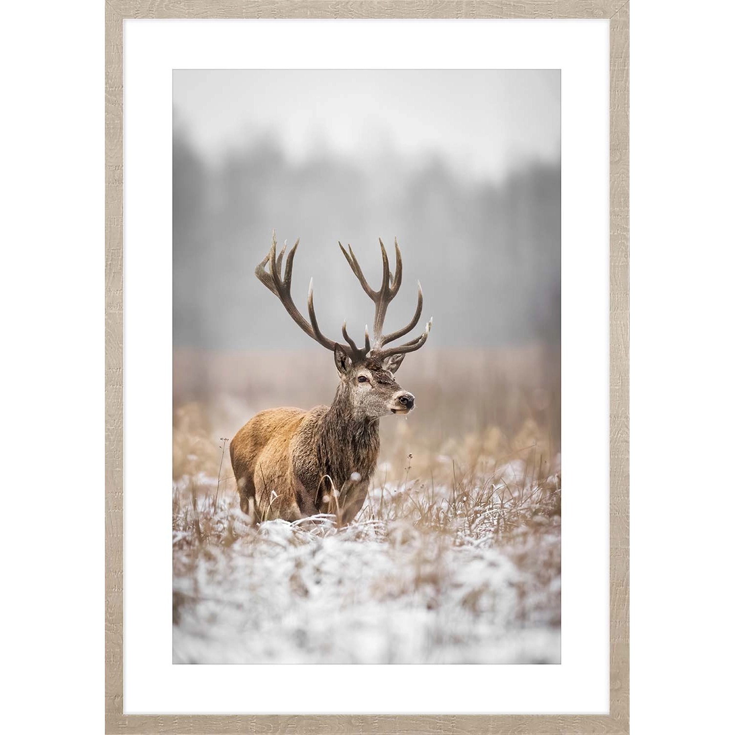 ARS LONGA Obraz DEER IN WINTER 53 x 73 cm