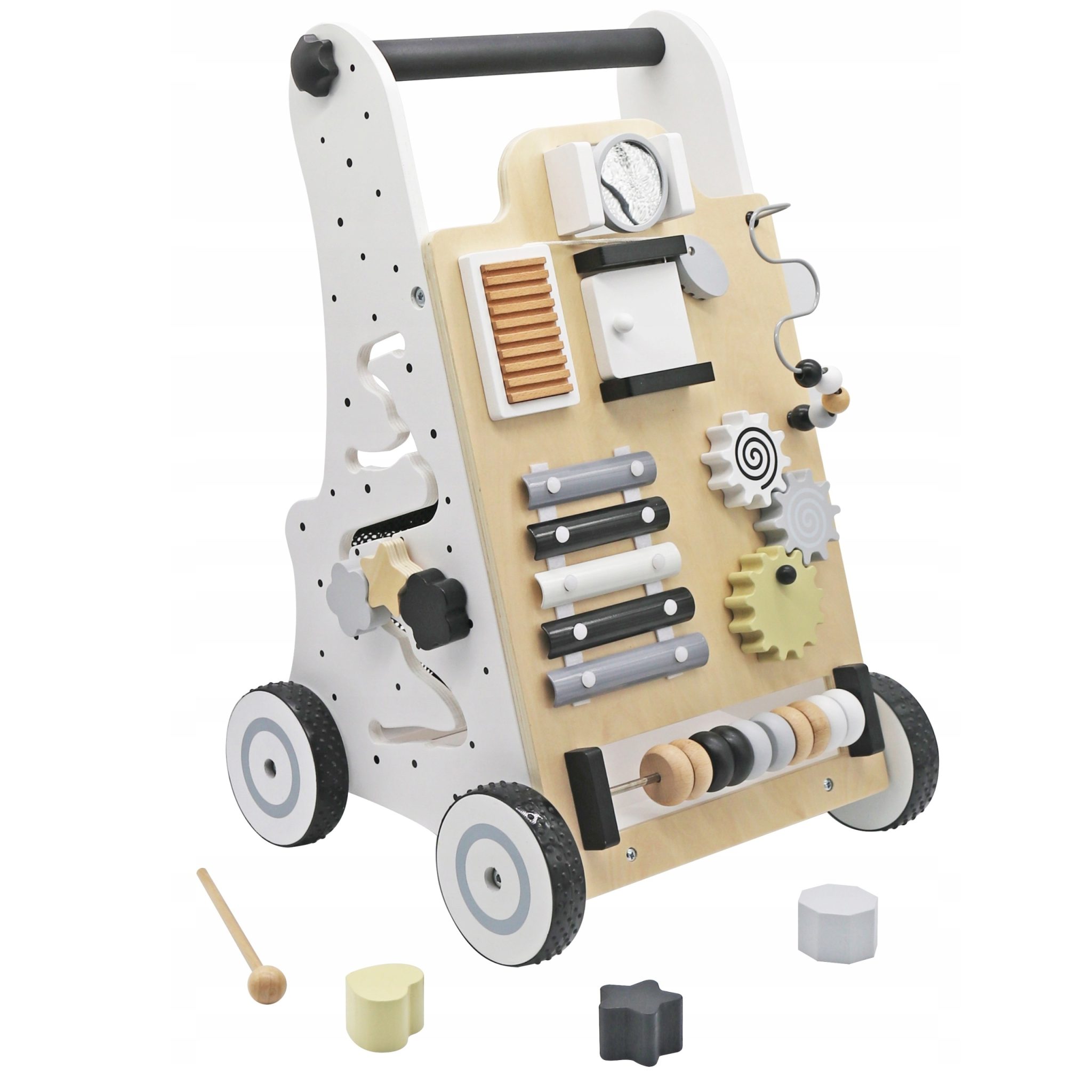 Drewniany chodzik pchacz Montessori AL