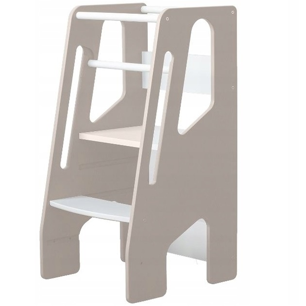 Schodki podest pomocnik kuchenny dla dzieci beż BR