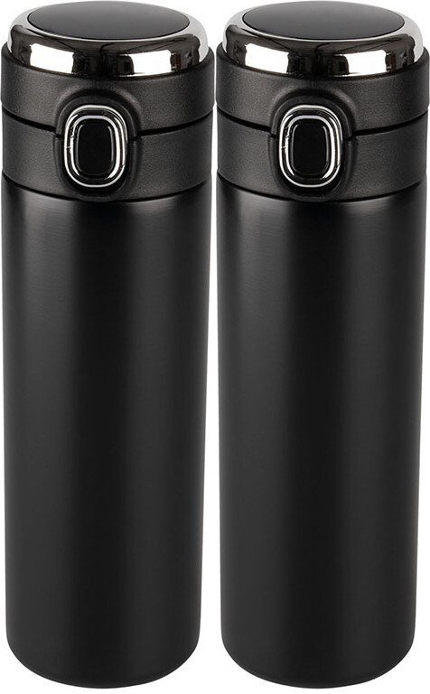 2x Kubek termiczny z wyświetlaczem LED Altom Design, 420 ml, czarny