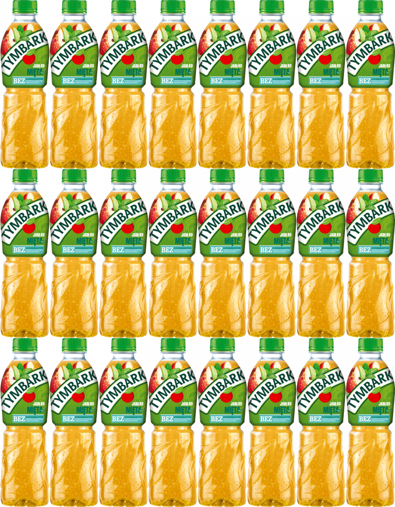 24x Napój Tymbark, jabłko-mięta, butelka PET, 0.5l