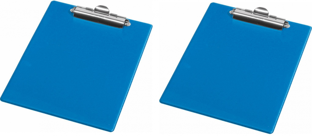 2x Clipboard Panta Plast Fokus, A4, niebieski