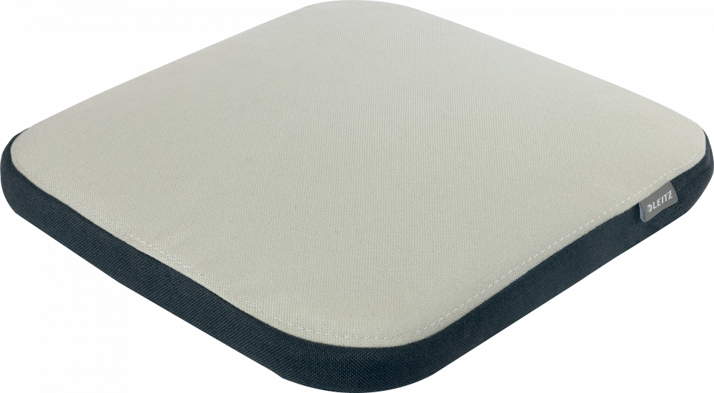 Poduszka balansująca na krzesło Leitz Ergo, z pokrowcem, jasnoszary