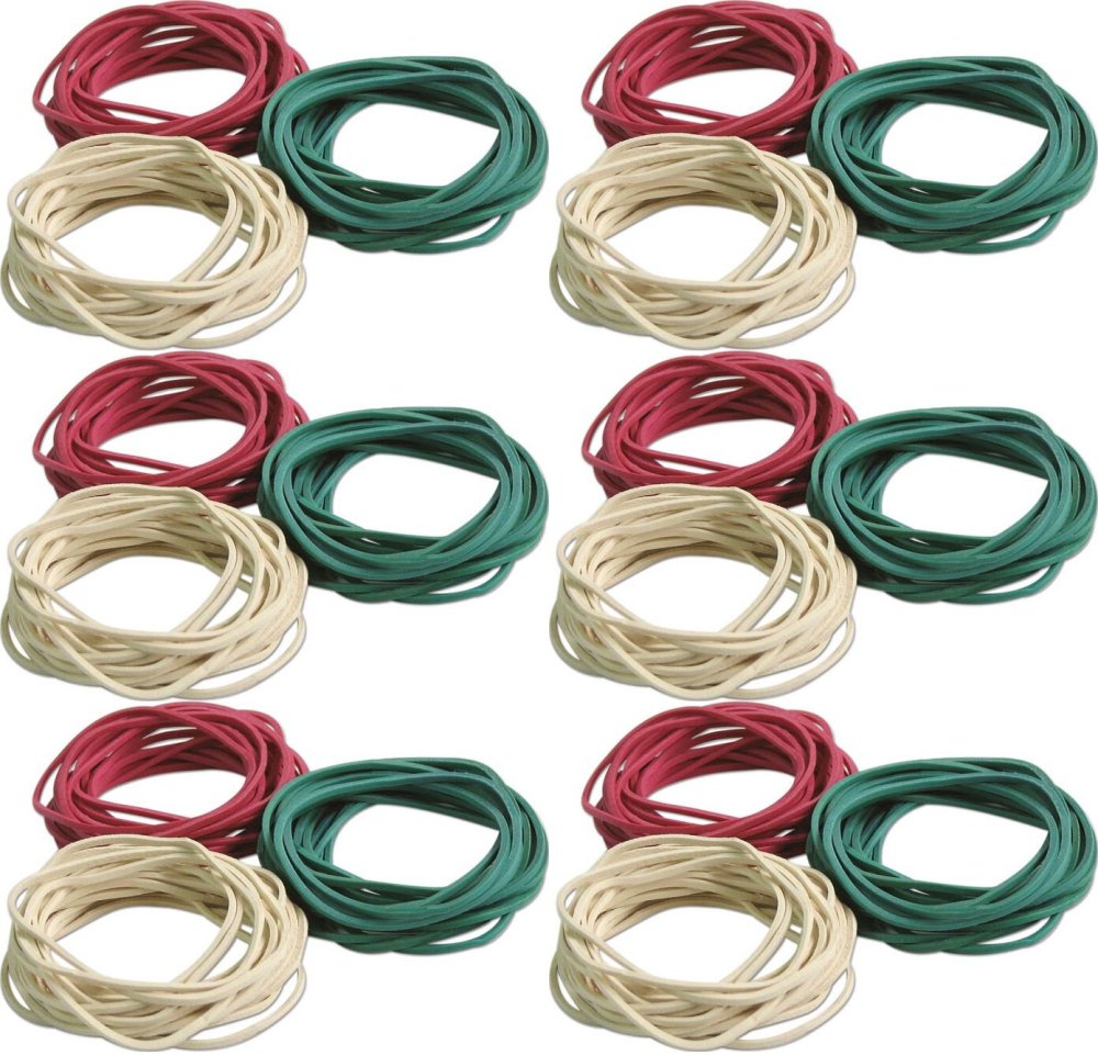 6x Gumki recepturki Grand, 60mm, 1kg, mix kolorów