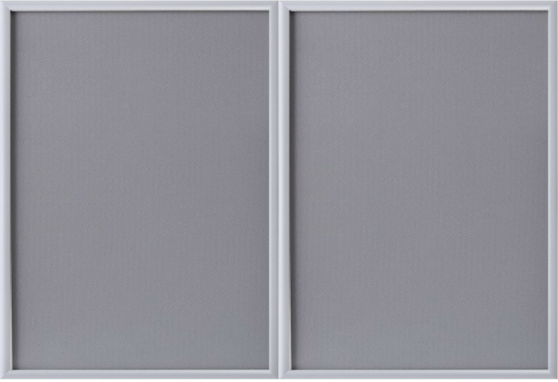 2x Ramka plakatowa zatrzaskowa Artimega, ostre narożniki, A3, 1 sztuka, srebrny