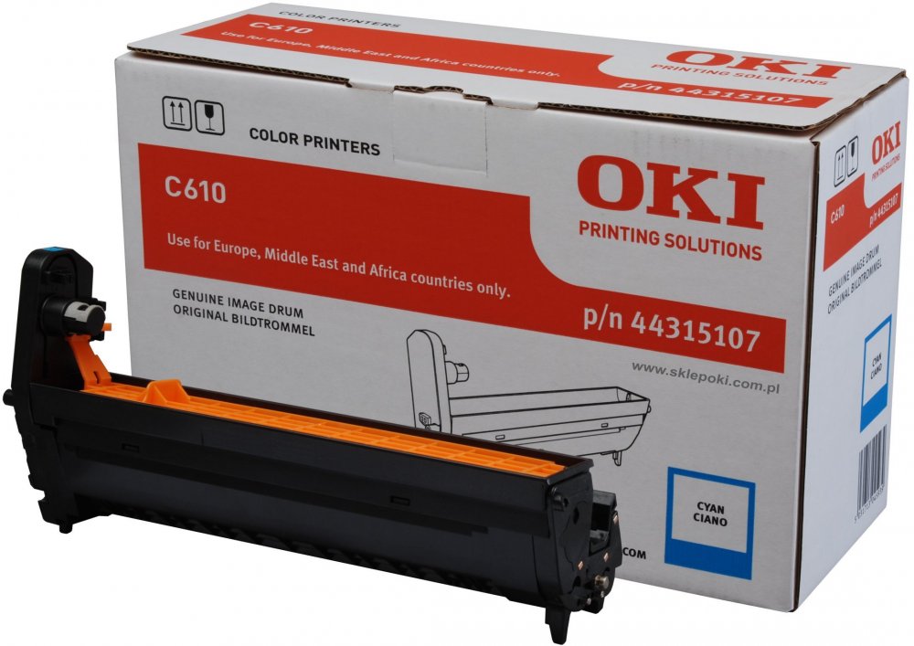 Bęben Oki 44315107(44315107), 20000 stron, cyan (błękitny)