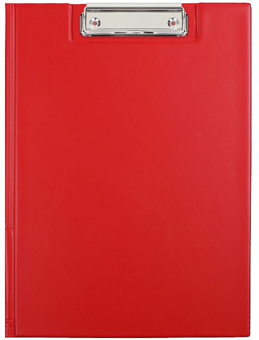 Clipboard D.Rect, z okładką, A4, czerwony