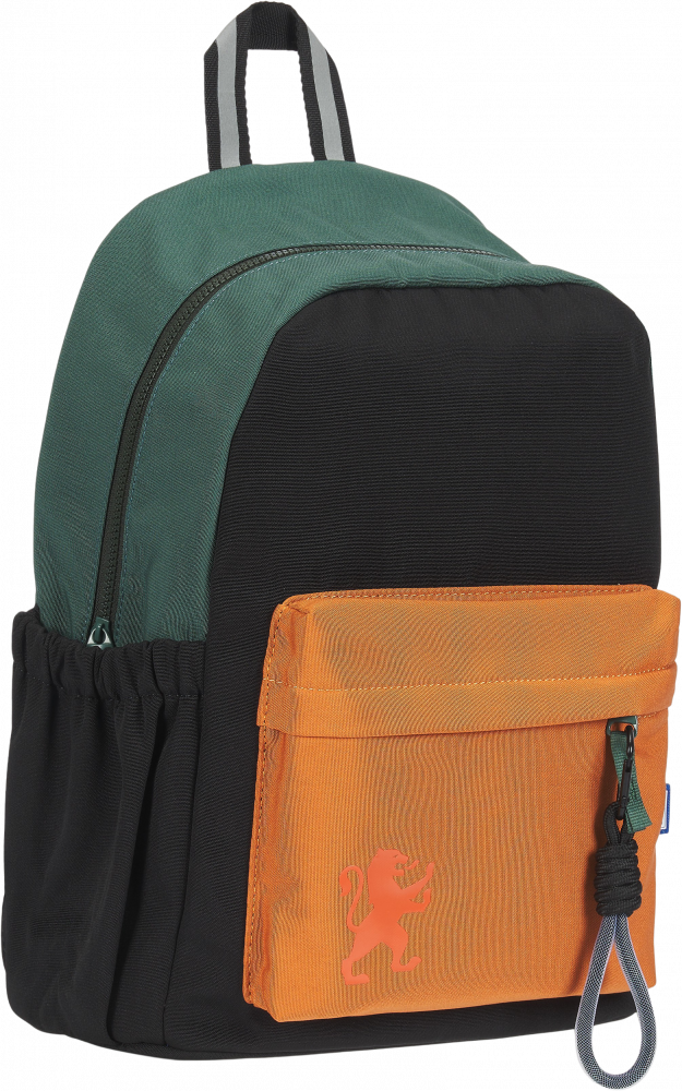 Plecak szkolny Oxford Funky, jednokomorowy, 25l, 40x28x15cm, zielono-brązowy