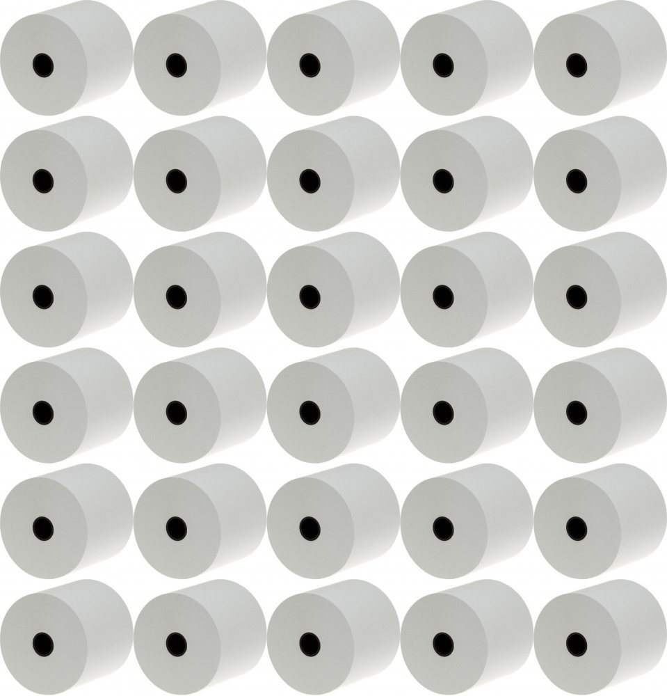 75x Rolka termiczna Drescher Polska Sp. z o.o., 57mm x 6m, 48g/m2, BPA Free, biały