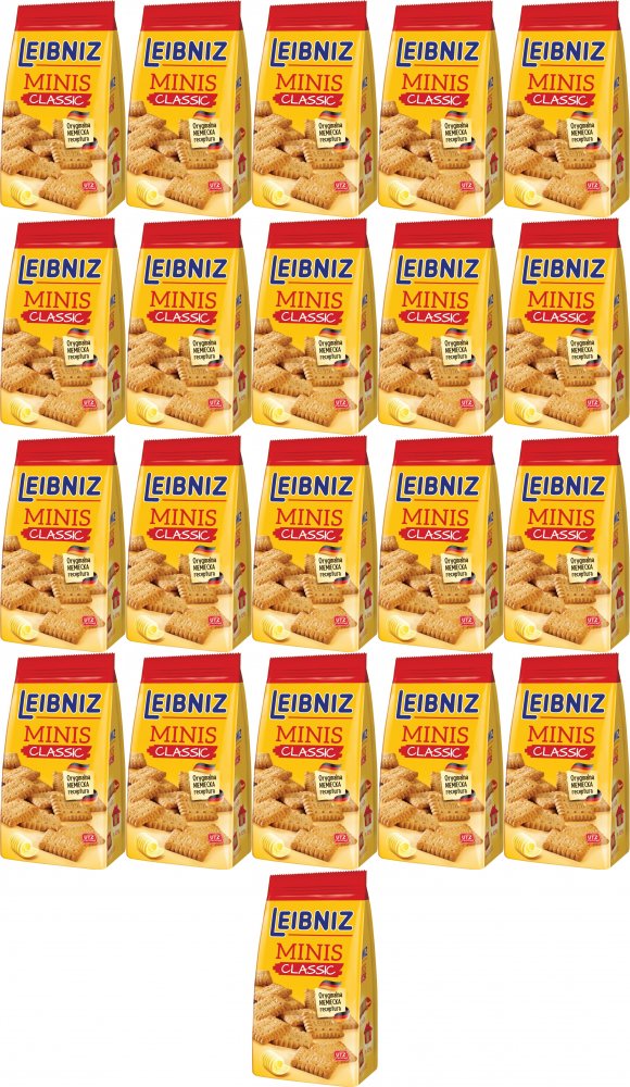 21x Herbatniki Leibniz Minis Classic, maślany, 120g