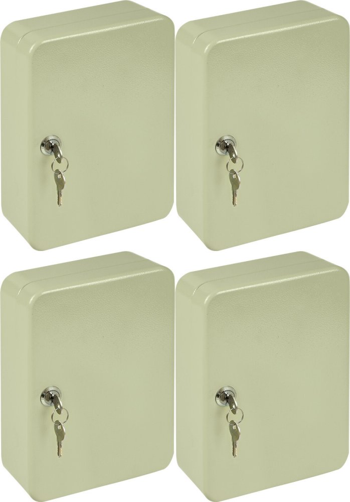 4x Szafka na klucze Grand GR-CZ 48, na 48 kluczy, z zamkiem cylindrycznym, szary