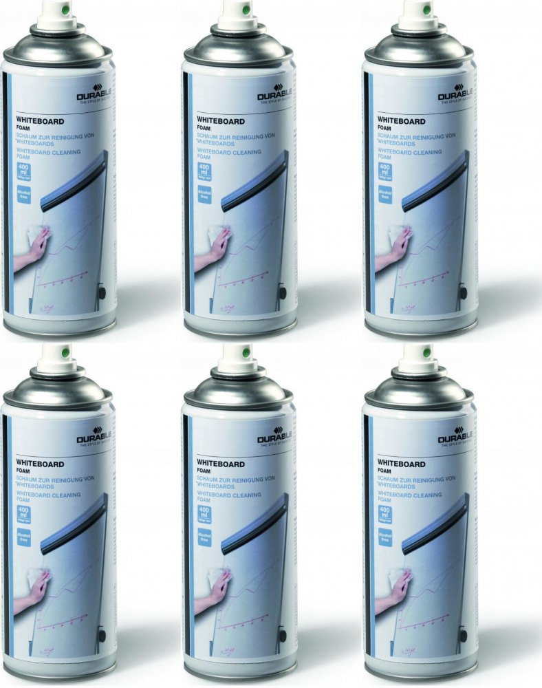 6x Pianka do czyszczenia tablic Durable, 400ml