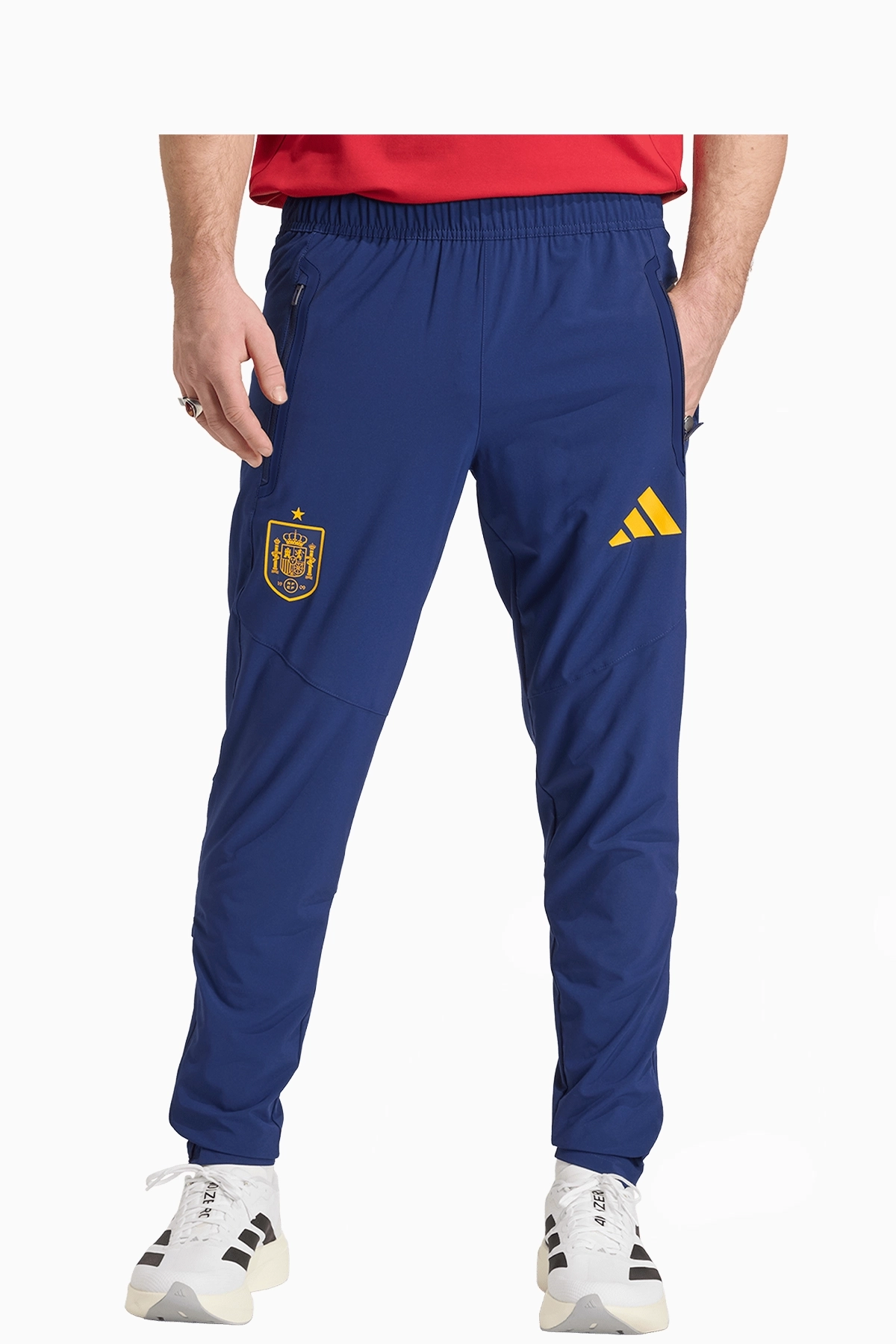 Spodnie Reprezentacji Hiszpanii adidas 2026 Travel - Granatowy