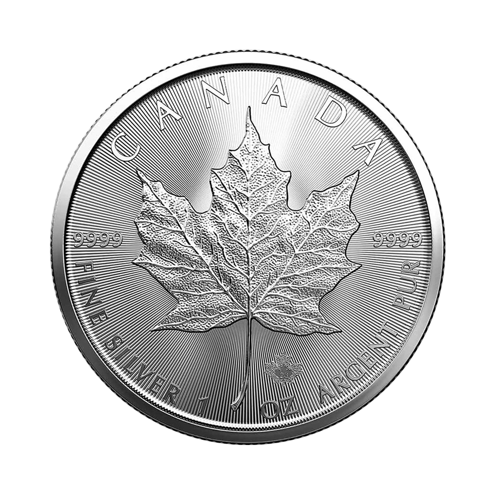 Srebrna moneta Kanadyjski Liść Klonowy 1 uncja - wysyłka 24 h!