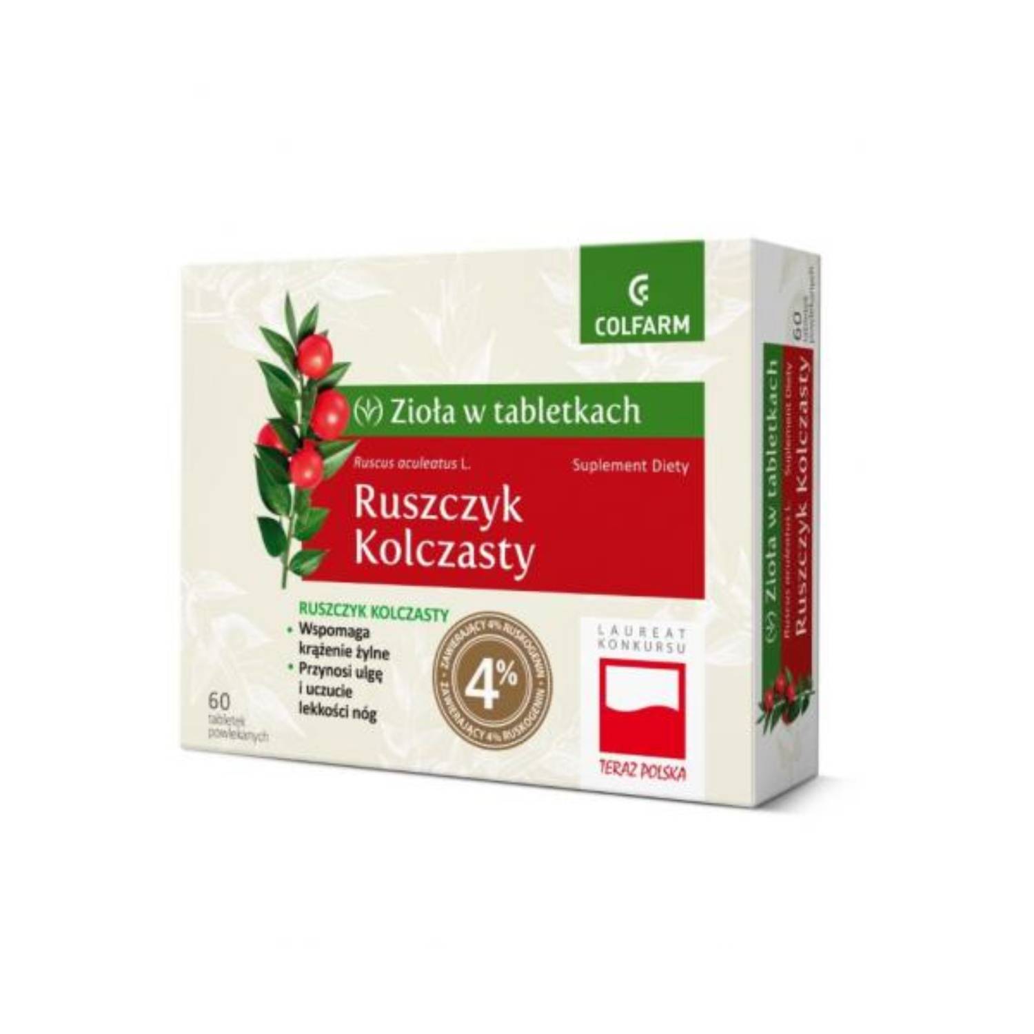 Colfarm ruszczyk kolczasty, 60 tabletek