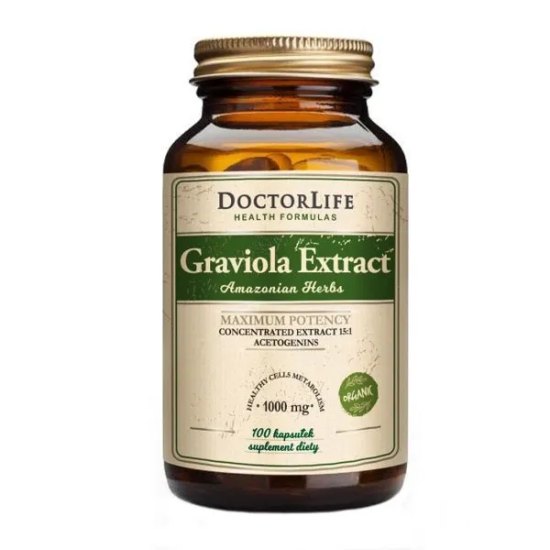 Doctor life graviola extract, 100 kapsułek