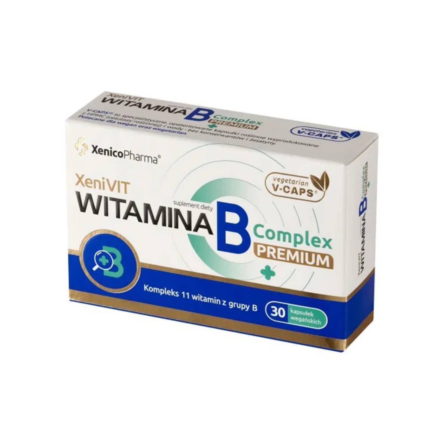 Xenivit witamina b complex premium, 30 kapsułek