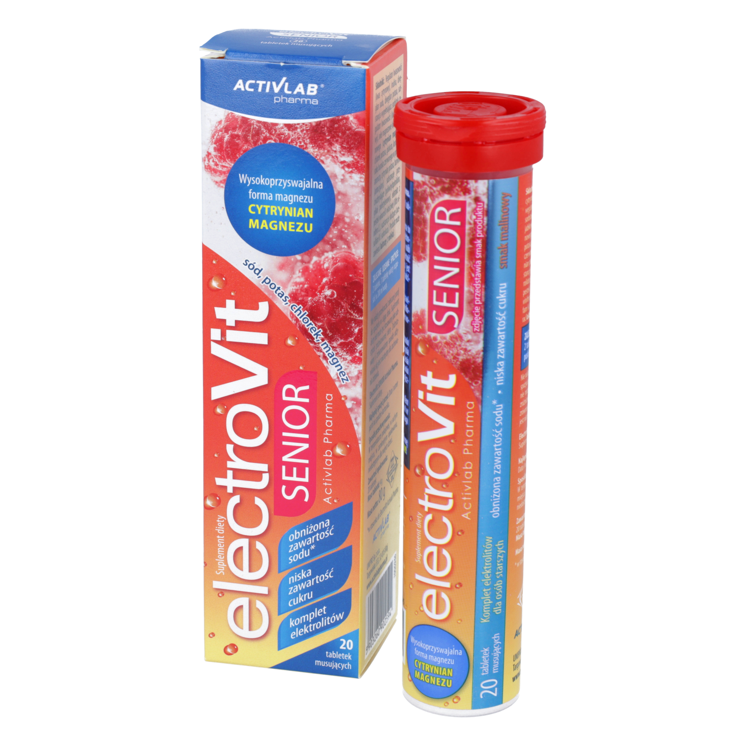 Activlab pharma electrovit senior, 20 tabletek musujących