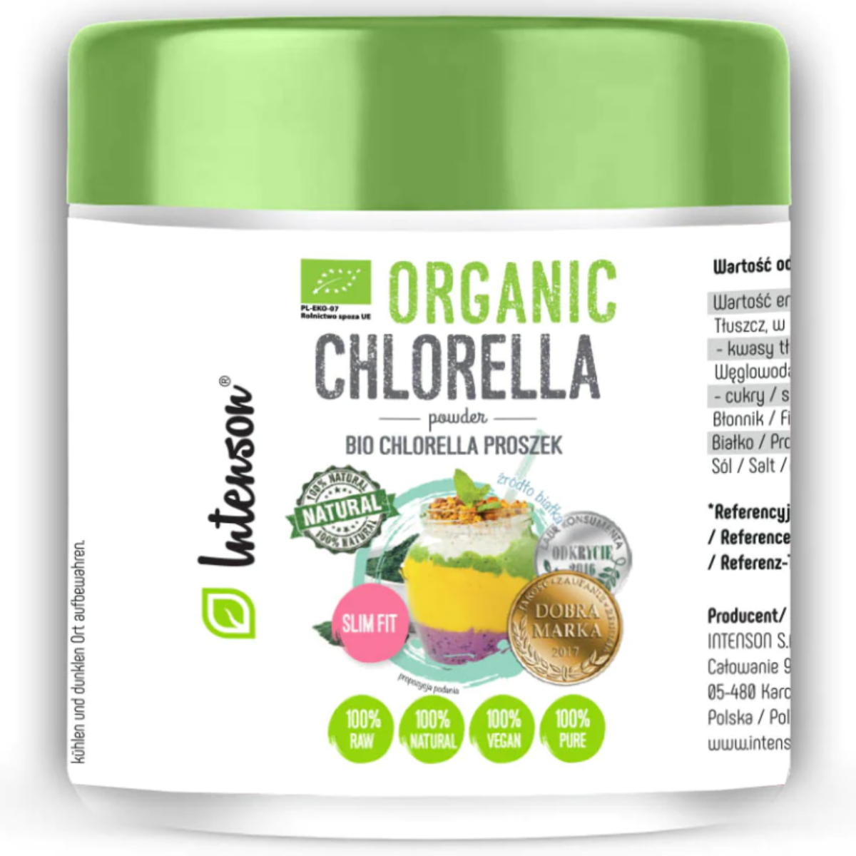 Intenson, bio chlorella, 100 g