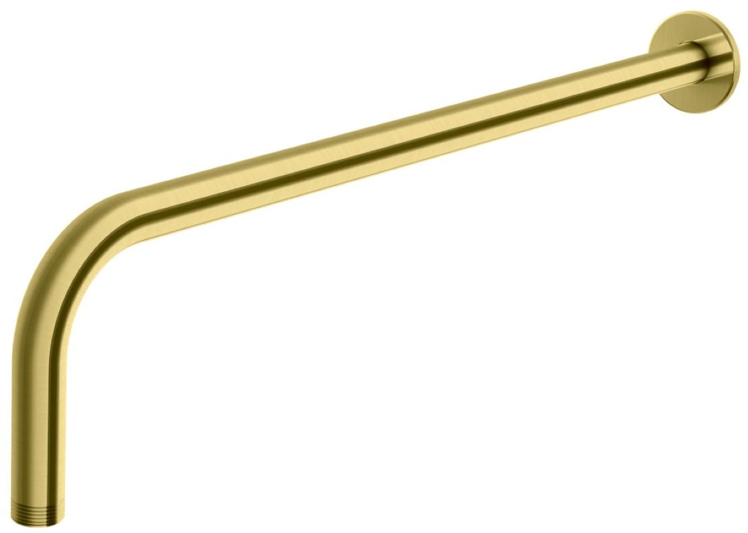 Kohlman Experience Brushed Gold ramię prysznicowe 40 cm ścienne złoty szczotkowany WNEGDB