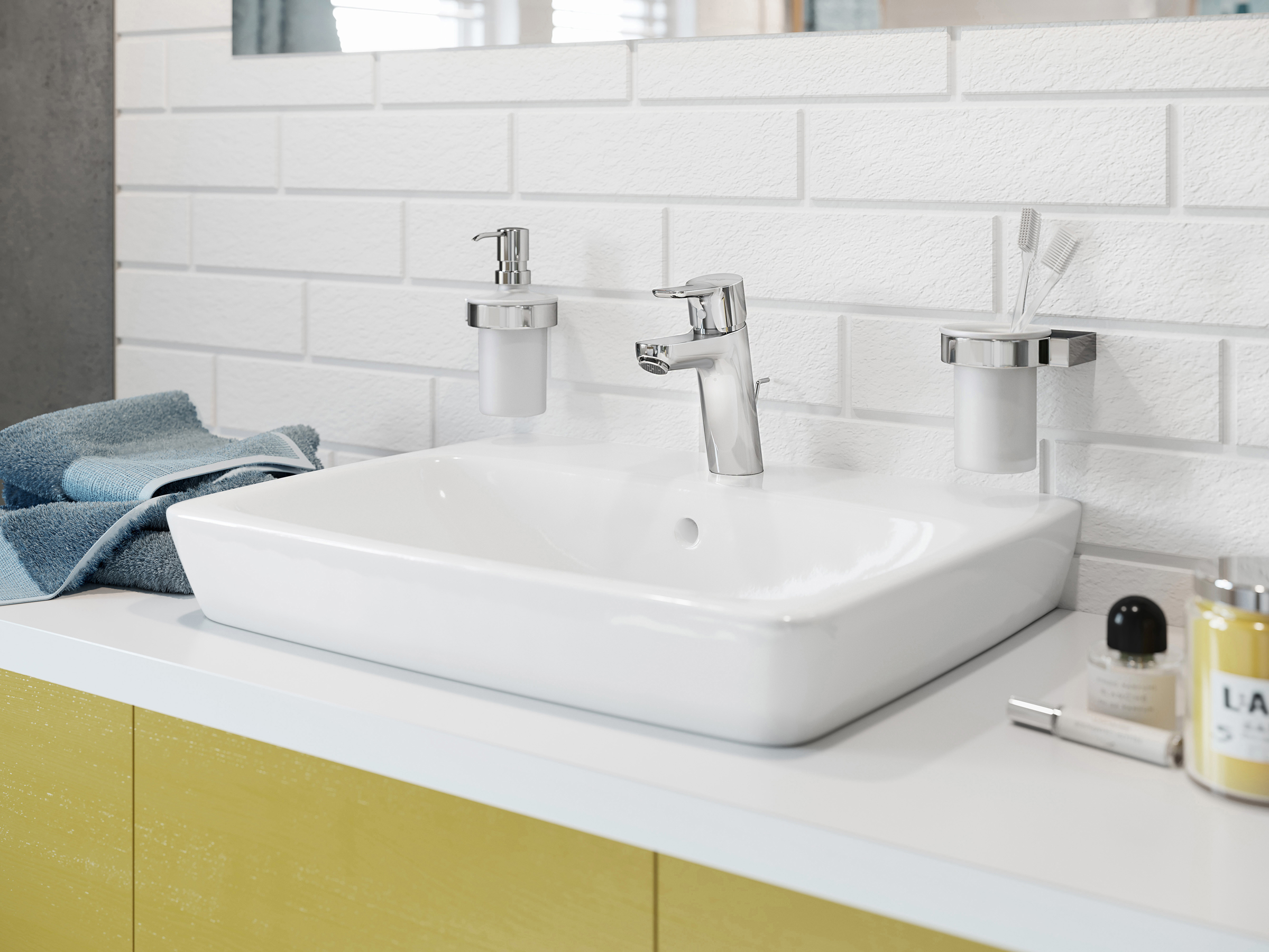 Kludi Pure&Easy bateria umywalkowa stojąca chrom 373850565