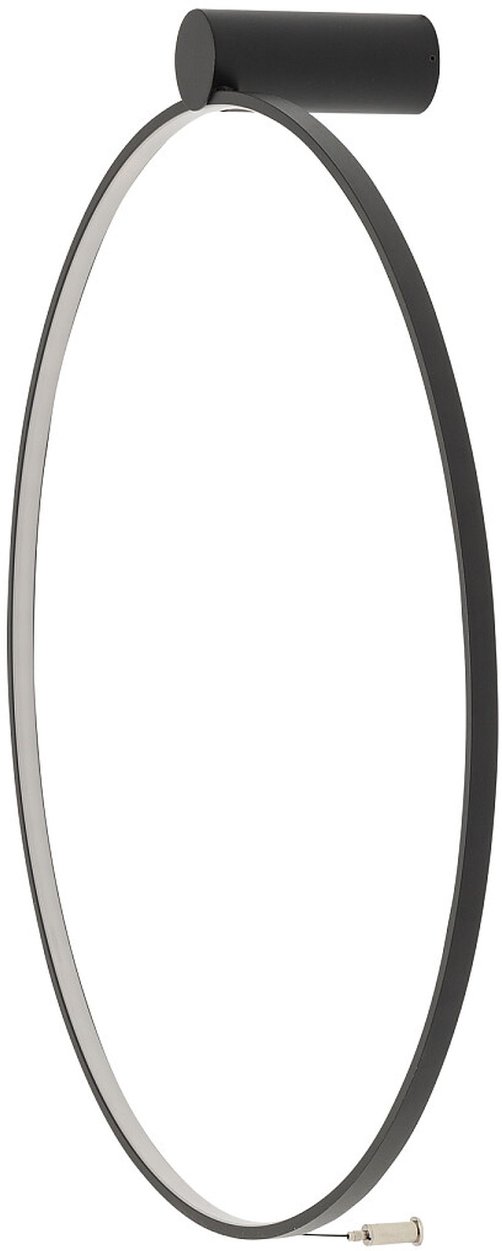 Nowodvorski Lighting Circolo Led kinkiet 1x21W czarny mat 10815