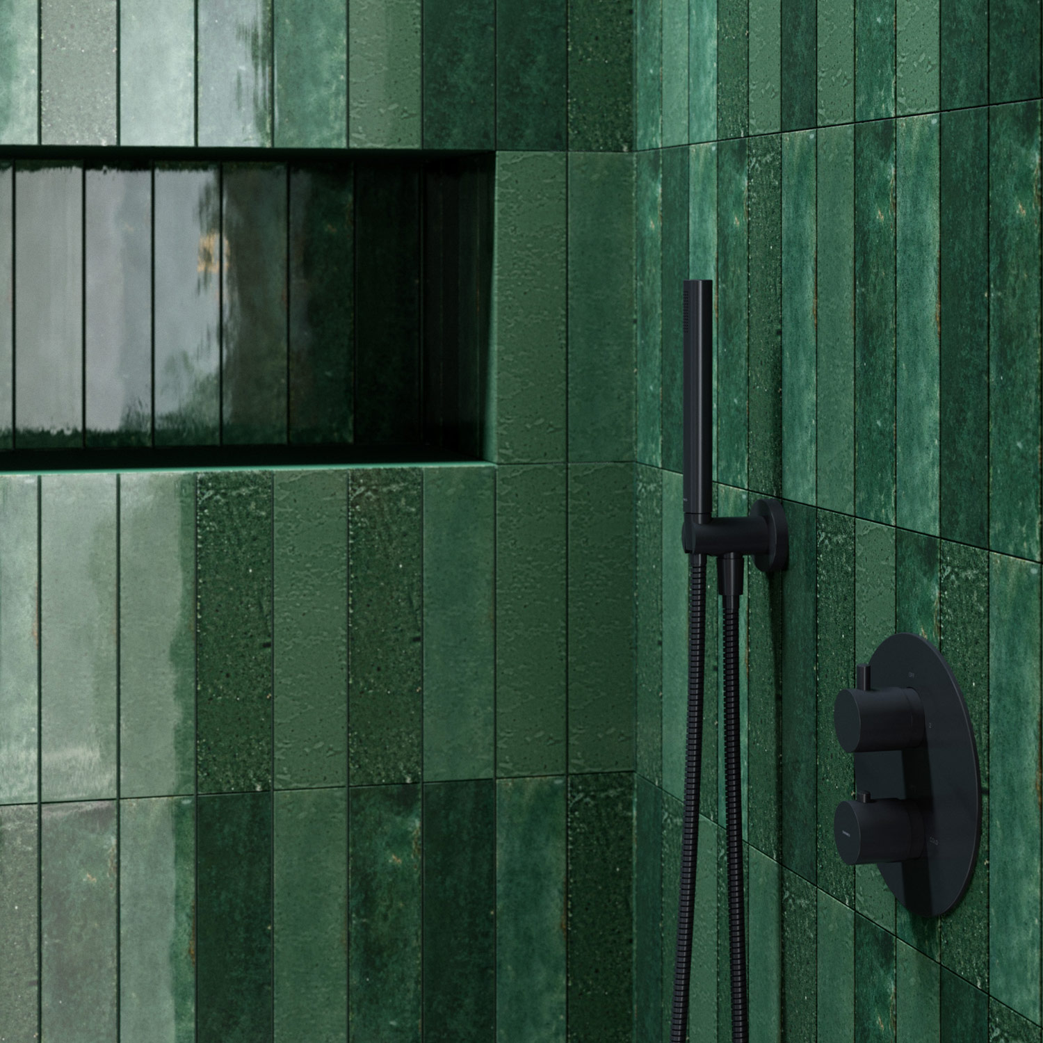 Omnires Invest Project przyłącze kątowe z uchwytem czarny półpołysk 8873BL - Wysyłka w 24h