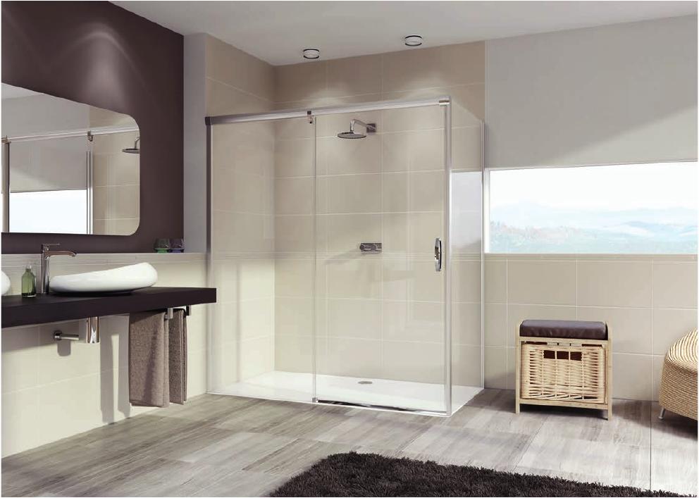 Huppe Aura Elegance 4-kąt ścianka prysznicowa 90 cm /szkło przezroczyste 401603.087.322