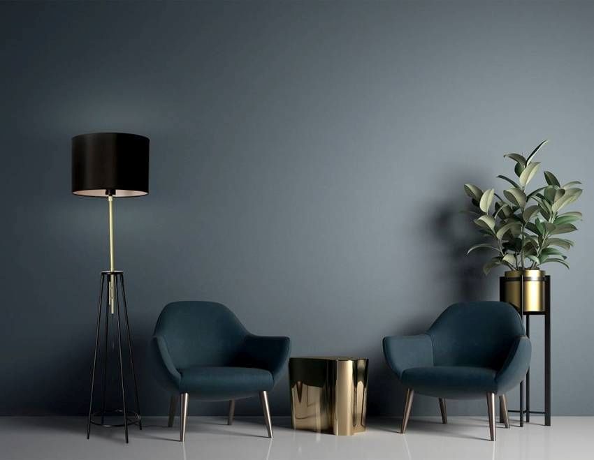 Candellux Tegola lampa stojąca 1x60W czarna/złota 51-00071