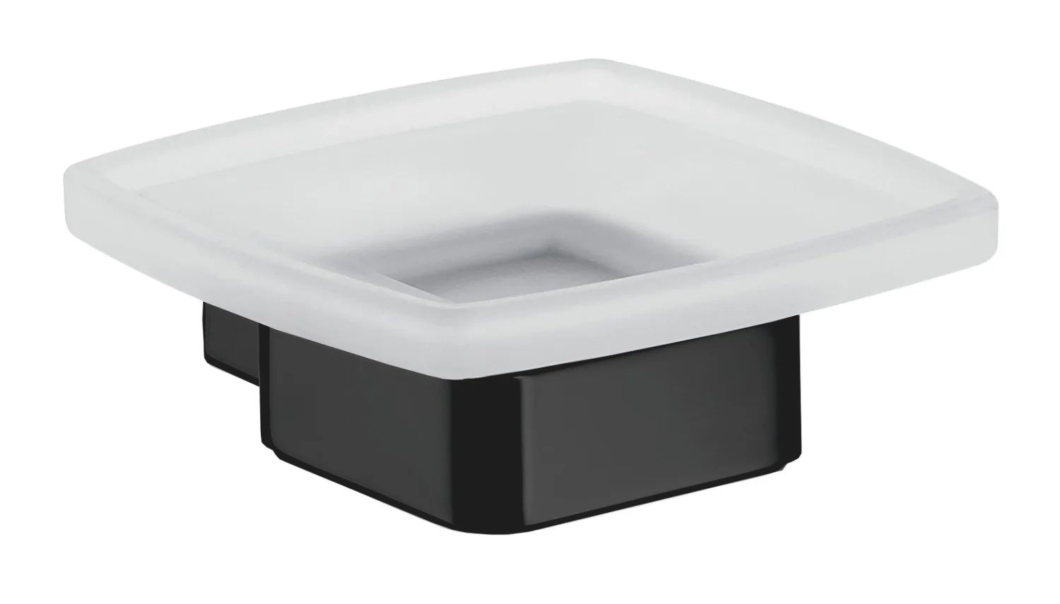 Emco Loft mydelniczka czarny/szkło satynowe 053013300