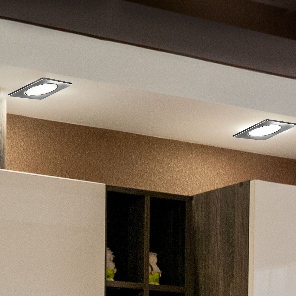 Goldlux Olin lampa do zabudowy 1x8 W srebrna 305855