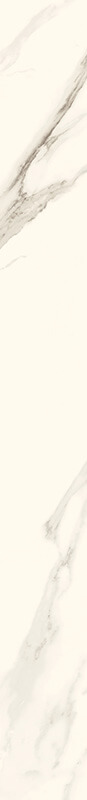 Paradyż Calacatta cokół podłogowy 9,8x89,8 cm biały poler