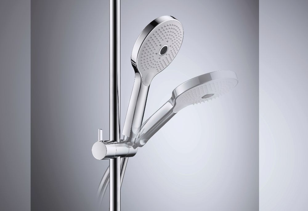 Duravit C.1 zestaw prysznicowy ścienny z deszczownicą chrom C14280007010 - Wysyłka w 24h