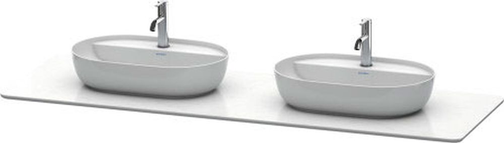 Duravit Luv blat 178,3 cm naszafkowy biały kwarc LU9467B1717