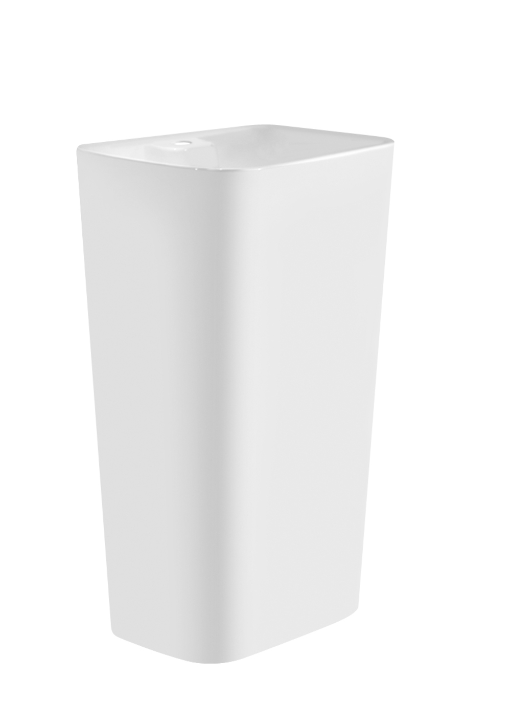 LaVita Iva umywalka 38,5x50x86 cm wolnostojąca biały połysk