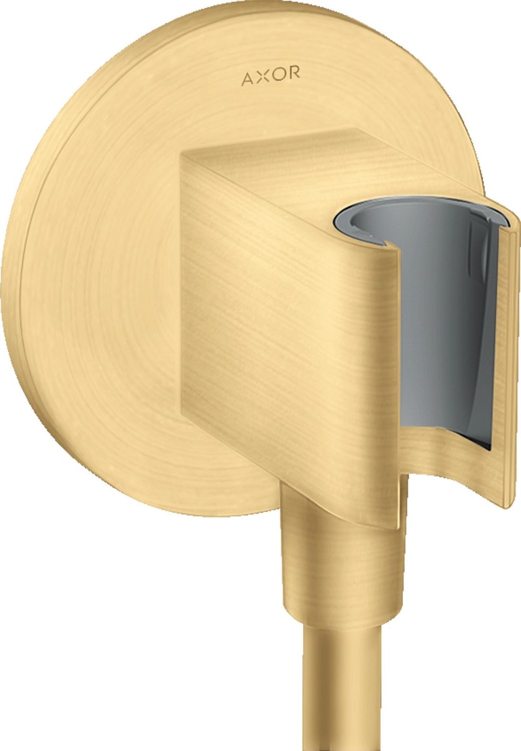 Axor FixFit przyłącze kątowe z uchwytem złoty optyczny szczotkowany 36733250