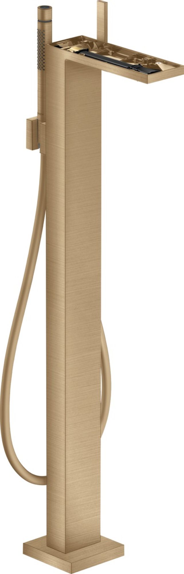 Axor MyEdition bateria wannowo-prysznicowa wolnostojąca brąz szczotkowany 47442140