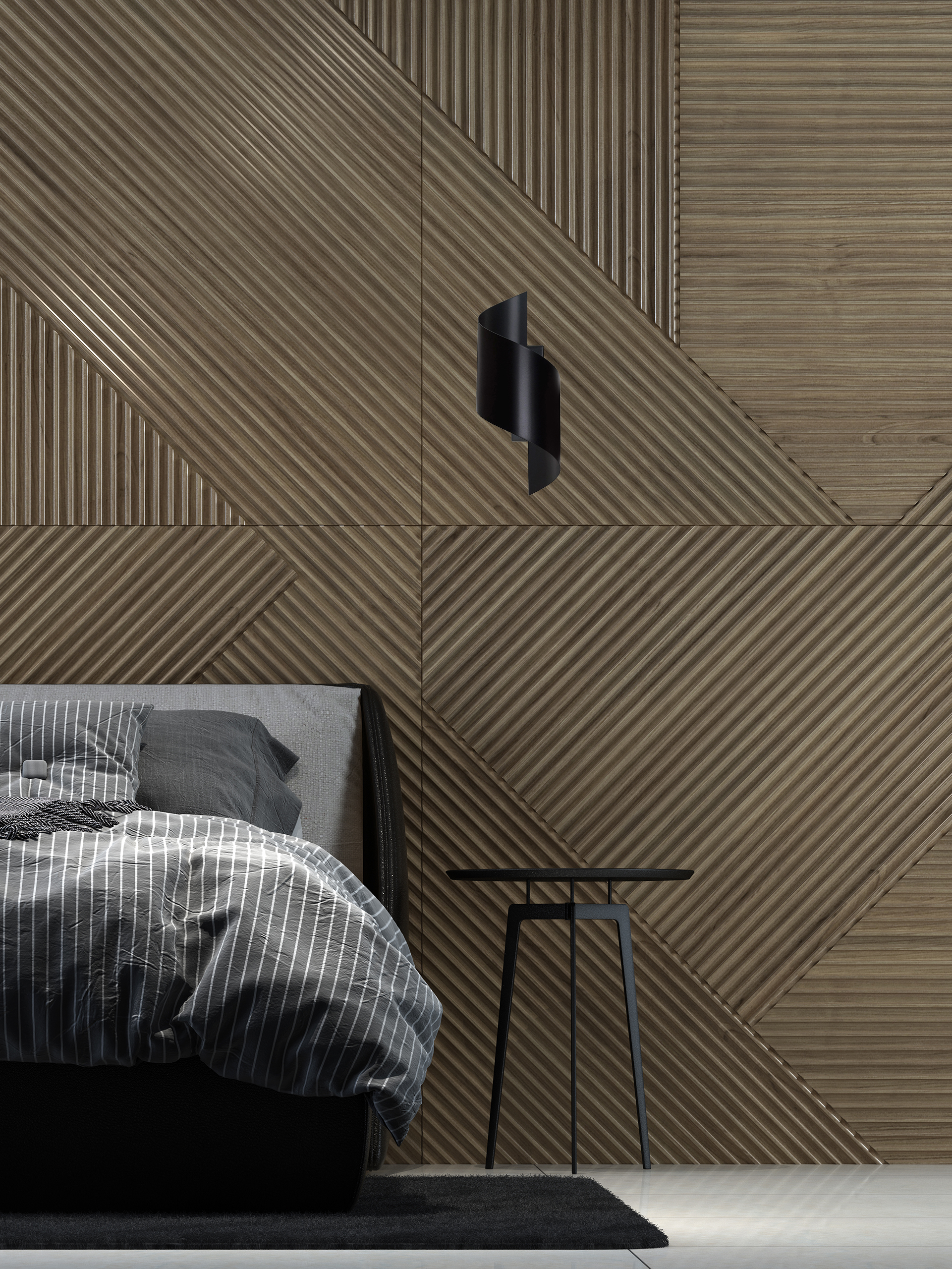 Emibig Spiner kinkiet 1x8 W czarny 920/2