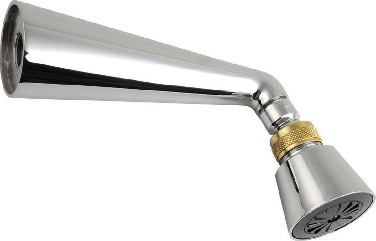 Sapho dysza prysznicowa ścienna okrągła chrom/złoty 9042