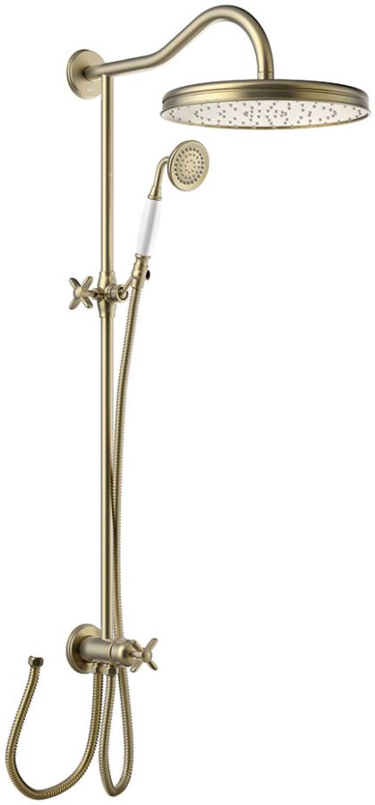 Tres Monoclasic zestaw prysznicowy ścienny stary mosiądz 242.476.01.LV