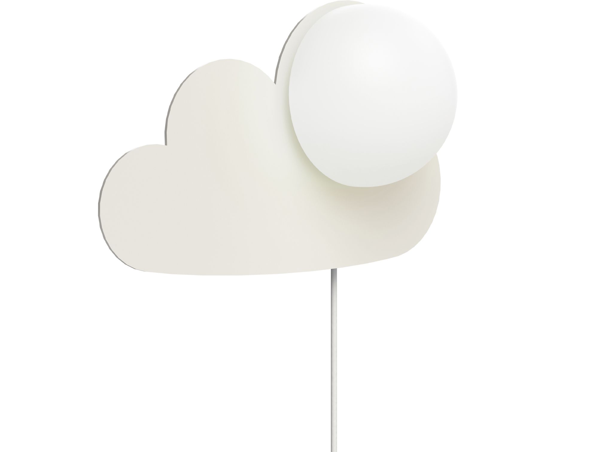 Nordlux Skyku Cloud kinkiet 1x25W biały 2312971001