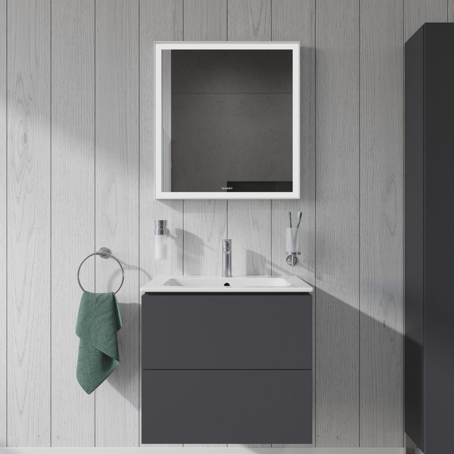 Duravit ME by Starck umywalka 63x49 cm meblowa prostokątna biała 2336630000