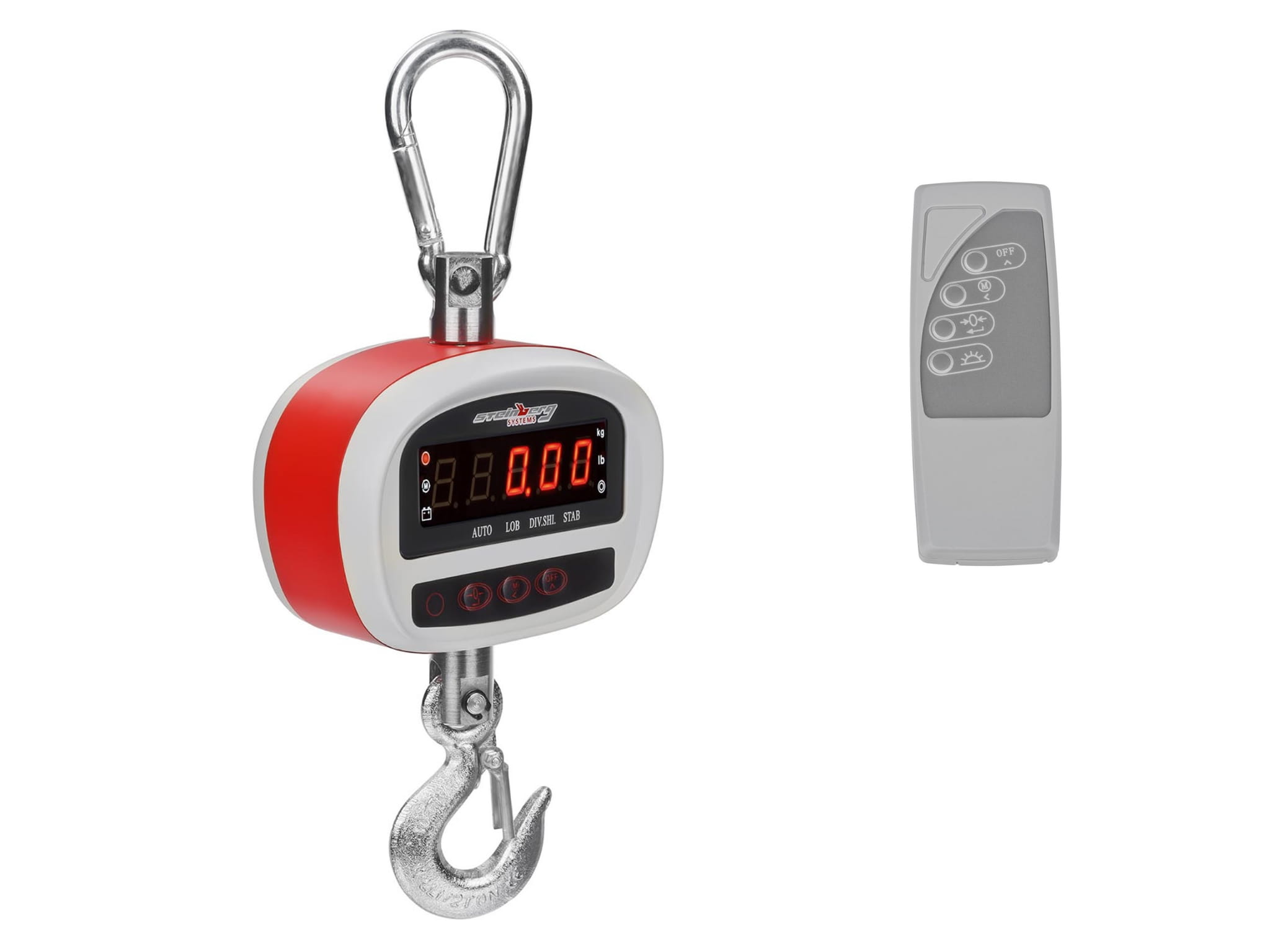 Waga hakowa 300kg, wyświetlacz LED + pilot