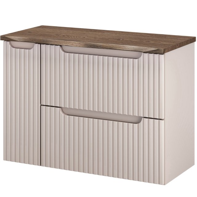 COMAD Zestaw mebli NOVA CASHMERE 2 szafki z blatem NATURE CASELLA 80