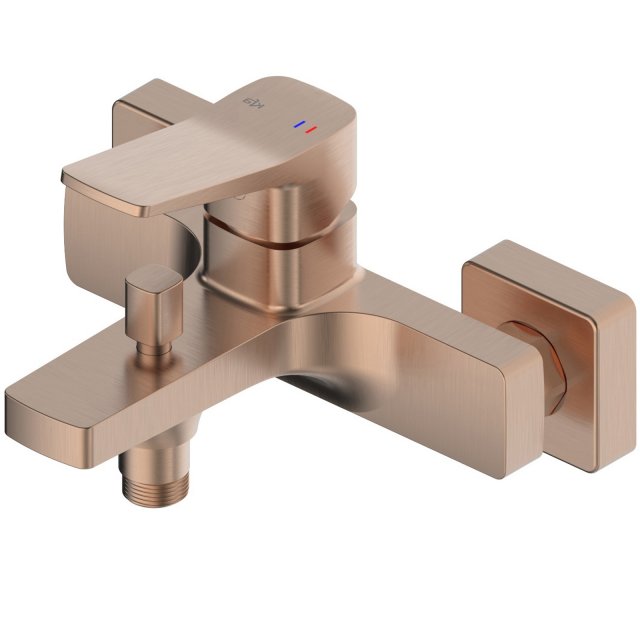 KFA Bateria wannowa MALAGA ścienna różowa złota szczotkowana PVD 4524