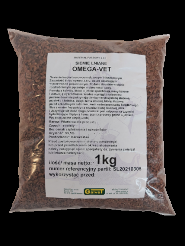 GALVET OMEGA-VET LEINSAMEN 1 kg Futtermittel